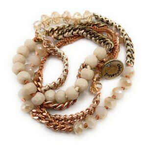 Bead Rosy Chloe + Isabel Wrap Bracelet- 9700